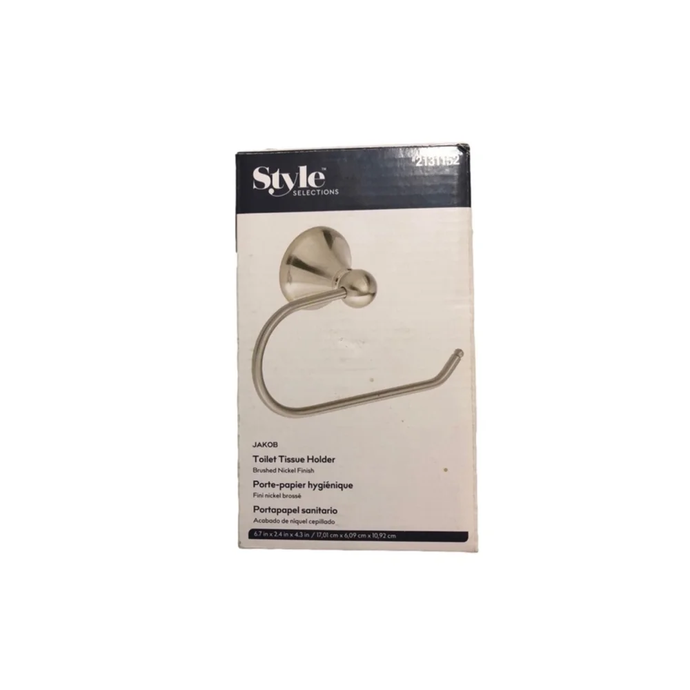 Toilet Tissue Holder Silver Bathroom Hardware